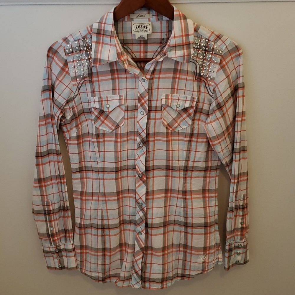 Ariat Western Pearl Snap Button-up Size Small